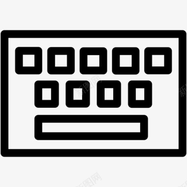 键盘硬件按键图标图标