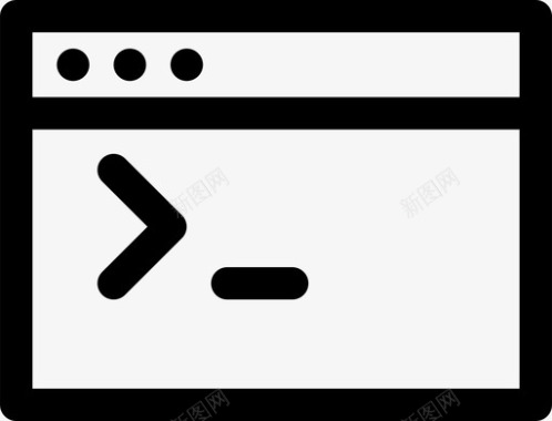 互联网浏览器代码控制台图标图标