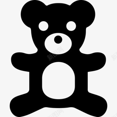 小泰迪熊动物游乐园图标图标