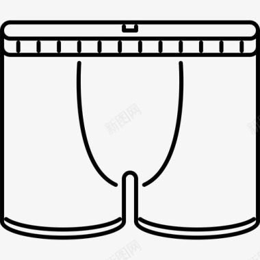 拳击短裤衣服款式图标图标