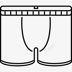 内裤款式拳击短裤衣服款式图标高清图片