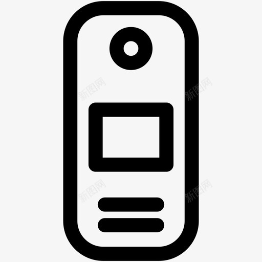 遥控器按钮胶卷图标svg_新图网 https://ixintu.com 按钮 电影 胶卷 遥控器