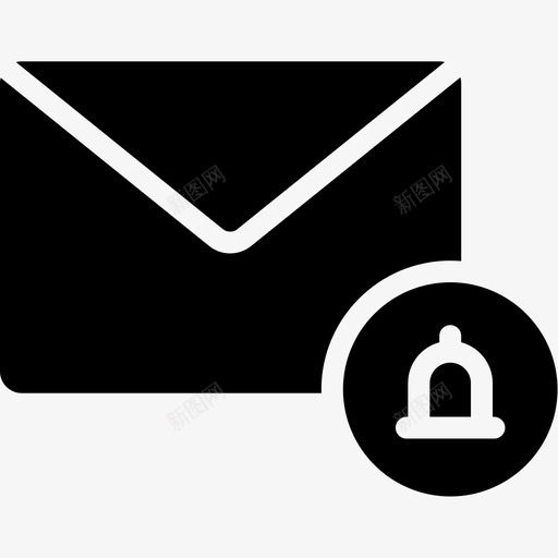 电子邮件通知信封信件图标svg_新图网 https://ixintu.com 信件 信封 电子邮件卷2字形 电子邮件通知