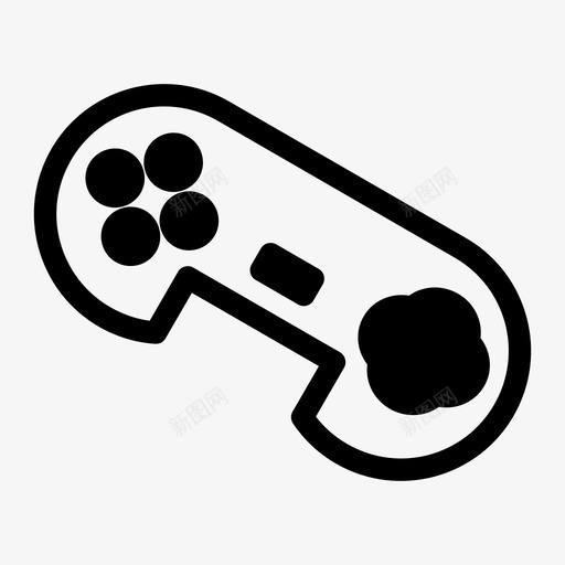 gamepadplaystation视频游戏图标svg_新图网 https://ixintu.com gamepad playstation 视频游戏