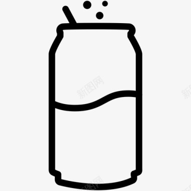 汽水罐饮料可乐图标图标