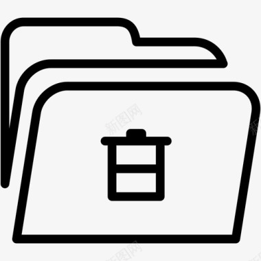 文件夹回收站资源管理器文件图标图标