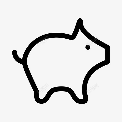 小猪银行金融货币图标svg_新图网 https://ixintu.com 小猪银行 货币 金融 金融ios优化