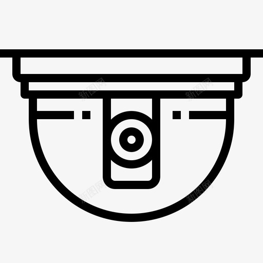 摄像头安全保护安全图标svg_新图网 https://ixintu.com 保护 安全 安全概念图标 摄像头安全