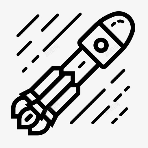火箭航天飞机太空旅行图标svg_新图网 https://ixintu.com 太空旅行 火箭 航天飞机