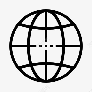 全球网络浏览器互联网图标图标