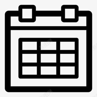 日历管理日期图标图标