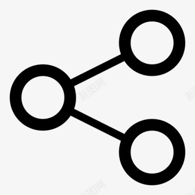 共享连接器网络图标图标