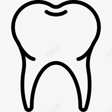 牙齿臼齿医学图标图标
