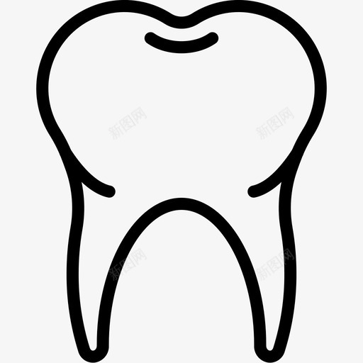 牙齿臼齿医学图标svg_新图网 https://ixintu.com 医学图标 牙齿 臼齿