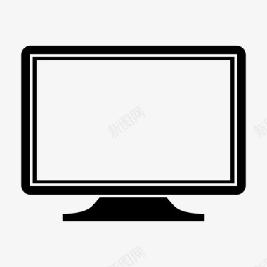 电脑屏幕桌面电视图标图标
