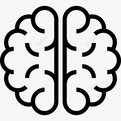 心理健康解剖学大脑图标svg_新图网 https://ixintu.com 保健和医学2 医学 大脑 心理 心理健康 心理学 解剖学