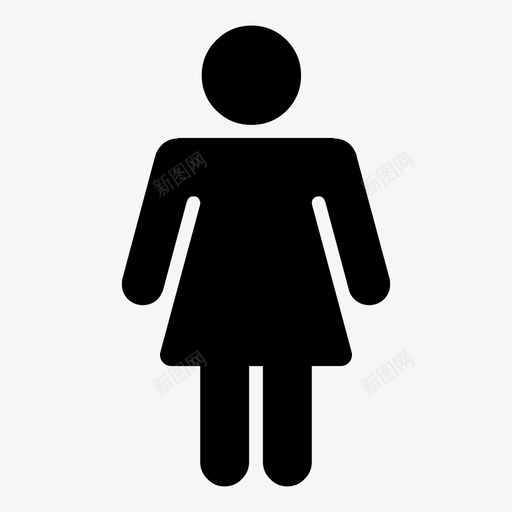 女性基本图标4svg_新图网 https://ixintu.com 基本图标4 女性