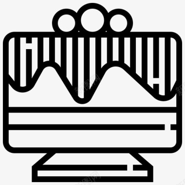 蛋糕面包店餐厅图标图标