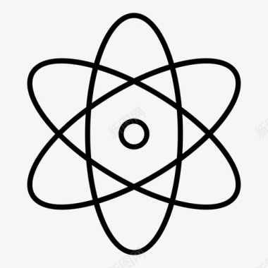 原子电子质子图标图标