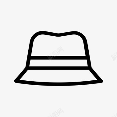 帽子犯罪侦探图标图标
