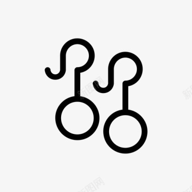 耳环珠宝贵重图标图标