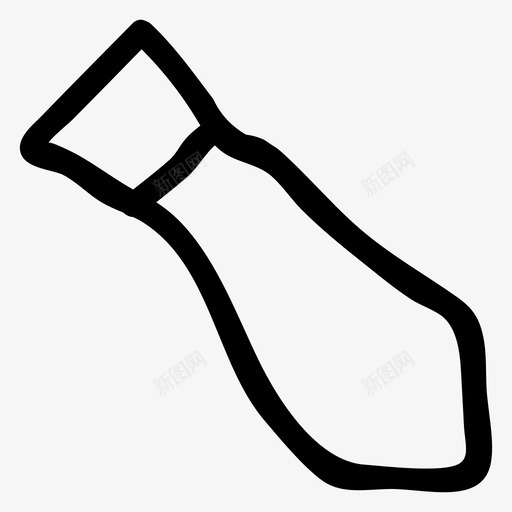 商务服装营销图标svg_新图网 https://ixintu.com 办公室 商务 商务和办公室手绘图标 服装 营销 西装 领带