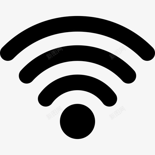 Wifi标志超赞套装图标svg_新图网 https://ixintu.com Wifi标志 超赞套装