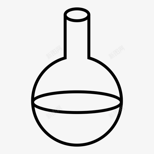 佛罗伦萨烧瓶实验罐子图标svg_新图网 https://ixintu.com 佛罗伦萨烧瓶 实验 实验室 科学细线 罐子