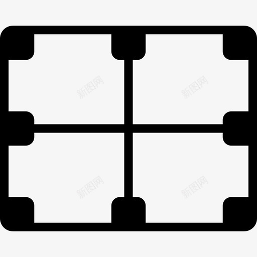 用户界面边框无应用程序绘图图标svg_新图网 https://ixintu.com 工具 应用程序 用户界面实体 用户界面边框无 线框 绘图