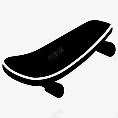 滑板甲板极限运动图标图标