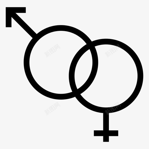 男性化身商业图标svg_新图网 https://ixintu.com 化身 商业 女性 用户 男性 科学线图标