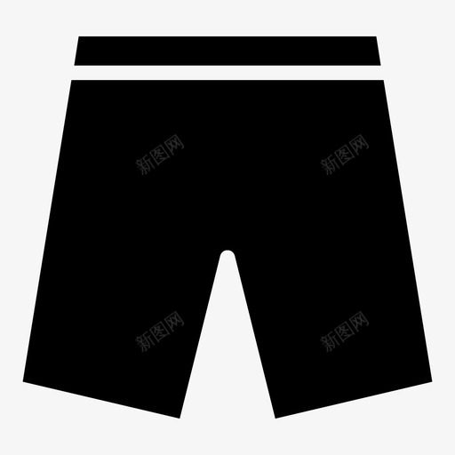 短裤拳击手时尚符号图标svg_新图网 https://ixintu.com 拳击手 时尚符号 短裤