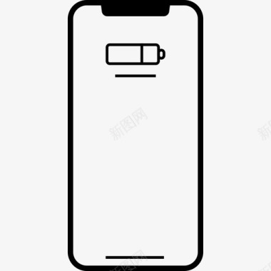 手机电池充电接口图标图标