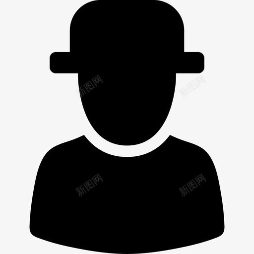 戴帽子的男人肖像人物很棒的布景图标svg_新图网 https://ixintu.com 人物 很棒的布景 戴帽子的男人肖像