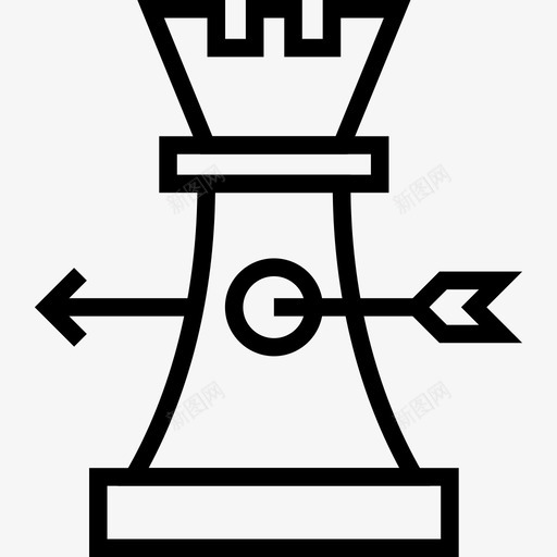 战略国际象棋游戏图标svg_新图网 https://ixintu.com 分析和投资 国际象棋 战略 棋子 游戏 目标 西洋棋