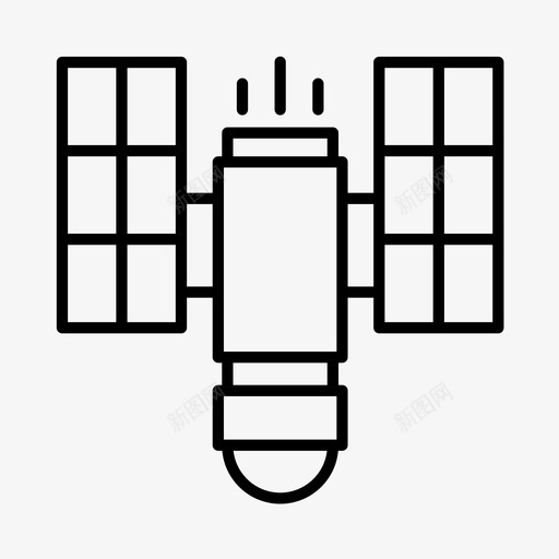 卫星美国宇航局轨道图标svg_新图网 https://ixintu.com 卫星 太空 太空探索 科幻 美国宇航局 轨道