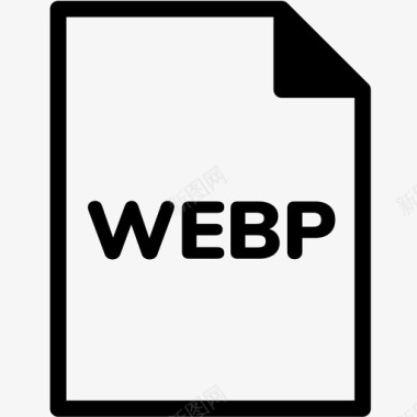 webp文件扩展名格式图标图标