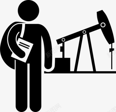 石油工程专业学生学士课程图标图标