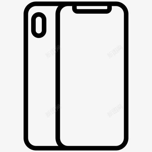 iphoneiphone8iphonex图标svg_新图网 https://ixintu.com iphone iphone8 iphonex 智能手机 电话 轮廓系列