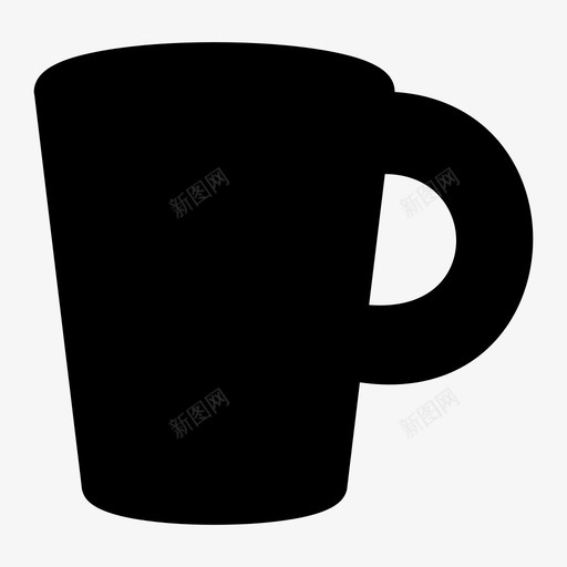 杯子碎杯子咖啡杯图标svg_新图网 https://ixintu.com 咖啡杯 杯子 玻璃 破裂的杯子 碎杯子