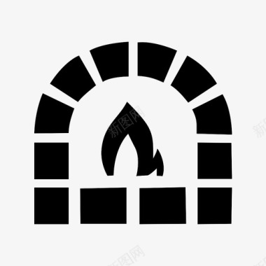炉子煤气厨房用具图标图标
