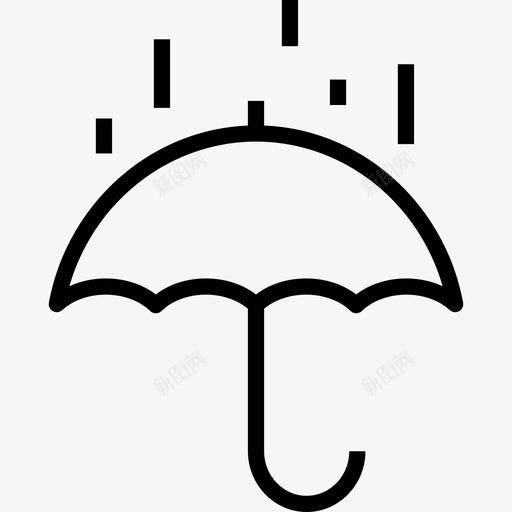保险保护雨水图标svg_新图网 https://ixintu.com 保护 保险 天气 安全 银行和货币 雨伞 雨水