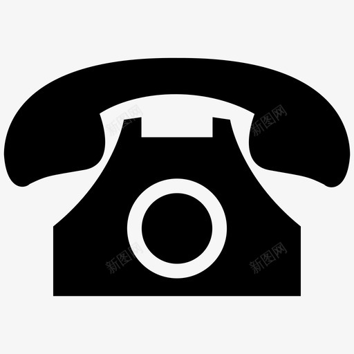 电话通讯固定电话图标svg_新图网 https://ixintu.com 固定电话 电话 通讯 通讯4