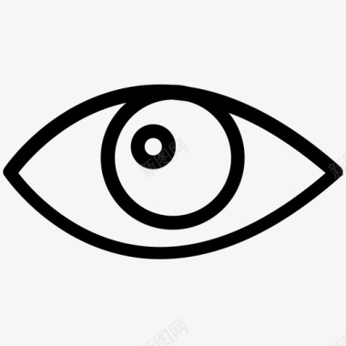 眼睛视野医学图标图标