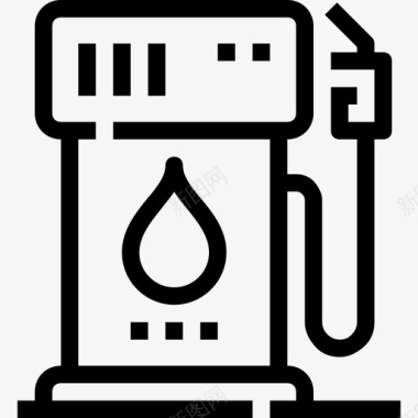 加油站充电燃料图标图标