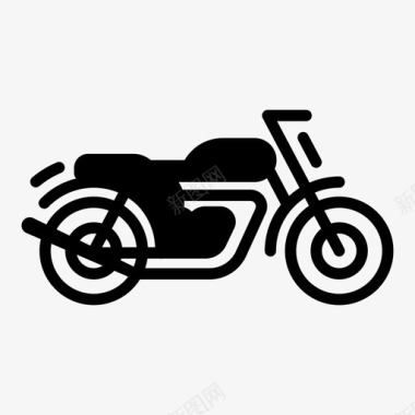 摩托车自行车汽车图标图标