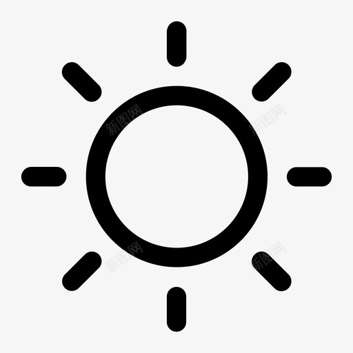 ic_weather_0_sunnysvg_新图网 https://ixintu.com ic_weather_0_sunny