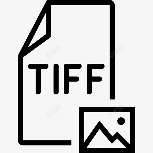 文件图像tiff图标svg_新图网 https://ixintu.com tiff 图像 文件