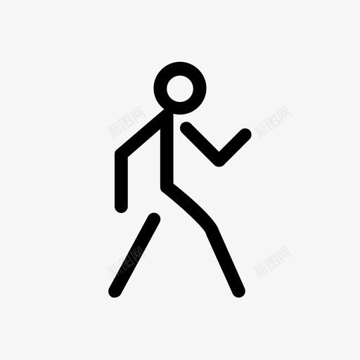走路svg_新图网 https://ixintu.com 走路