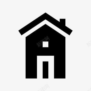 房屋房地产金融网络网格图标图标